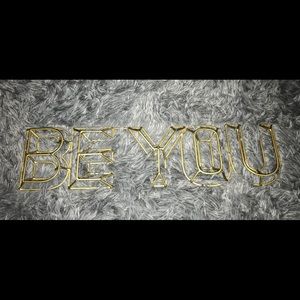 gold room decor sign 🤩